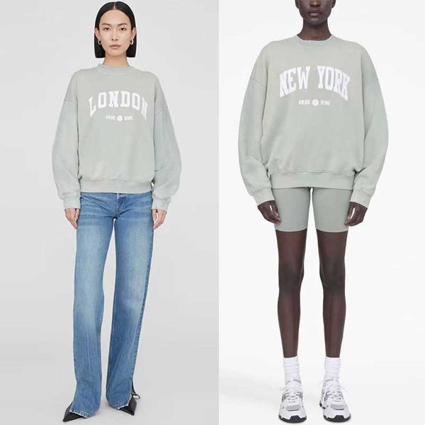 anines bing designer luxury sweatshirt classic letter print light green round neck with plush lining for women sweater sportswear fashion br, Black
anines bing designer luxury sweatshirt classic letter print light green round neck with plush lining for women sweater sportswear fashion br, Black