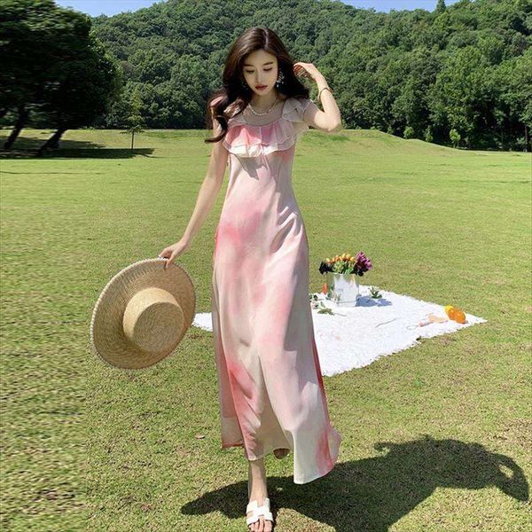 seaside vacation elegant pearl chiffon floral dress womens summer halation ruffled, Black;gray
seaside vacation elegant pearl chiffon floral dress womens summer halation ruffled, Black;gray