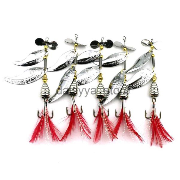 baits lures 9cm 13g metal fishing lure spoon lure rotated double sequins bait fishing tackle hard bait spinner bait with feathers hook x0726
baits lures 9cm 13g metal fishing lure spoon lure rotated double sequins bait fishing tackle hard bait spinner bait with feathers hook x0726