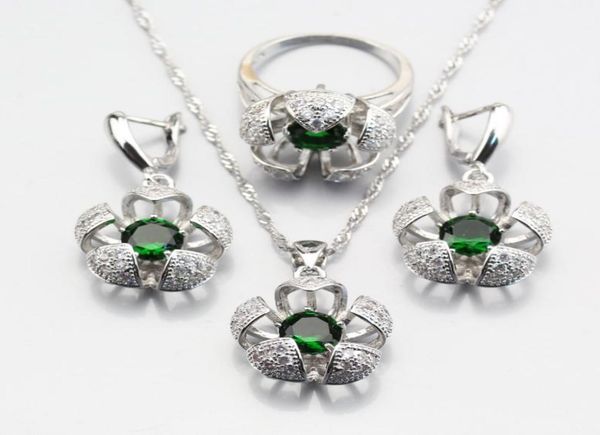 earrings necklace selling threedimensional silver color green created emerald flower jewelry sets for women ring 678910 js39006668
earrings necklace selling threedimensional silver color green created emerald flower jewelry sets for women ring 678910 js39006668