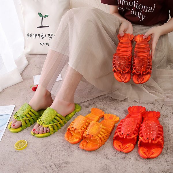 summer couple sandals parent-child cartoon red green lobster slippers funny crayfish beach shoes for men women slides orange 2023 fashion, Black
summer couple sandals parent-child cartoon red green lobster slippers funny crayfish beach shoes for men women slides orange 2023 fashion, Black