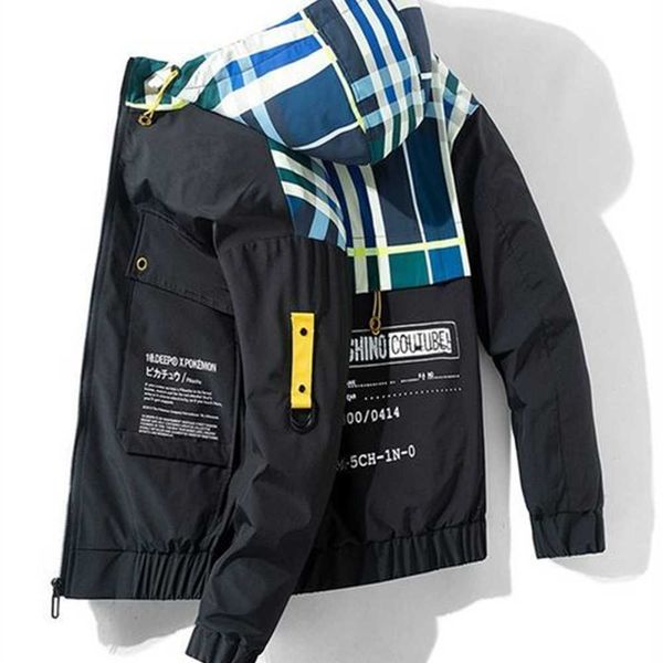 spring and autumn clothes designer jacket outwear hooded wadded coat slim parka hip hop mens fashion printed jqii jqii, Black;brown
spring and autumn clothes designer jacket outwear hooded wadded coat slim parka hip hop mens fashion printed jqii jqii, Black;brown