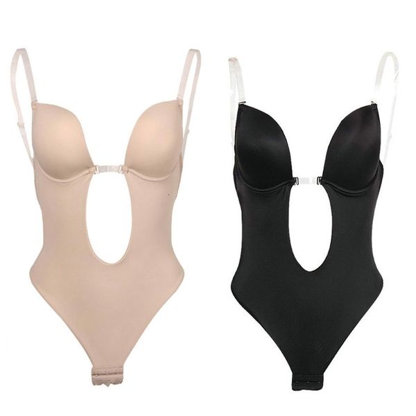 womens shapers women u plunge backless bodysuit deep vneck seamless thong bottom underwear padded push up body shapewear for m6cd 230726, Black;white
womens shapers women u plunge backless bodysuit deep vneck seamless thong bottom underwear padded push up body shapewear for m6cd 230726, Black;white