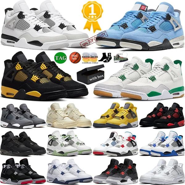 with box 4 basketball shoes for men women 4s pine green military black cat sail red thunder white oreo cool grey blue university seafoam men
with box 4 basketball shoes for men women 4s pine green military black cat sail red thunder white oreo cool grey blue university seafoam men