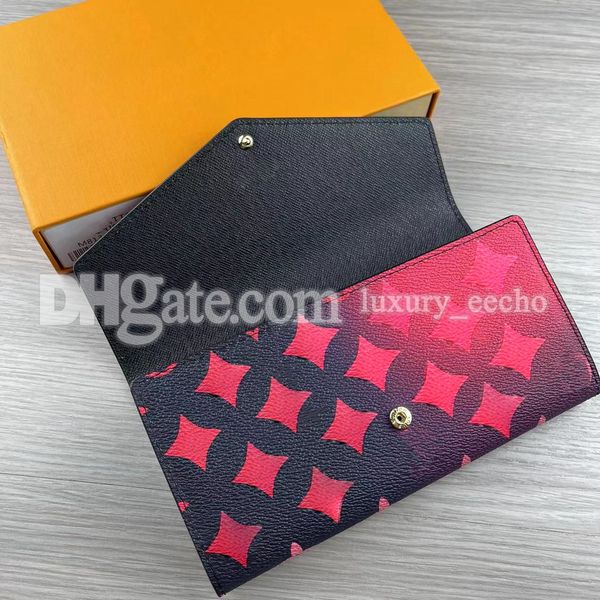 Fashion Black Gradient Wallets Empreinte Women Clutch Lady Ladies Long Wallet Leather Single Wallets Classical Corn P Card Holder, Pink blue
Fashion Black Gradient Wallets Empreinte Women Clutch Lady Ladies Long Wallet Leather Single Wallets Classical Corn P Card Holder, Pink blue