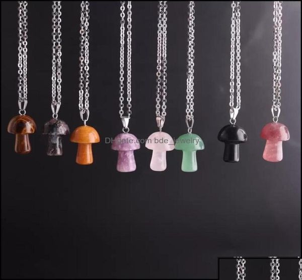 pendant necklaces pendant necklaces stainless steel chain mushroom necklace natural stone crystal quartz healing energy for bdejew8451458, Silver
pendant necklaces pendant necklaces stainless steel chain mushroom necklace natural stone crystal quartz healing energy for bdejew8451458, Silver