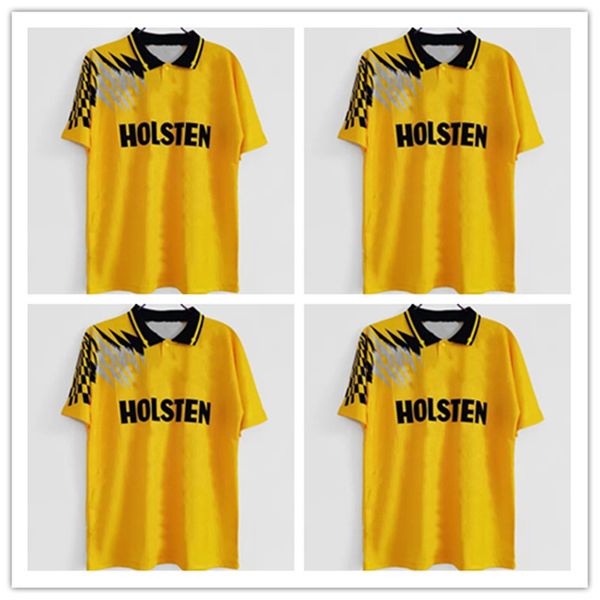 vintage soccer jersey tottenham 1990 1992 1994 klinsmann gascoigne sheringham classic vintage uniform set men's soccer jersey, Black;yellow
vintage soccer jersey tottenham 1990 1992 1994 klinsmann gascoigne sheringham classic vintage uniform set men's soccer jersey, Black;yellow