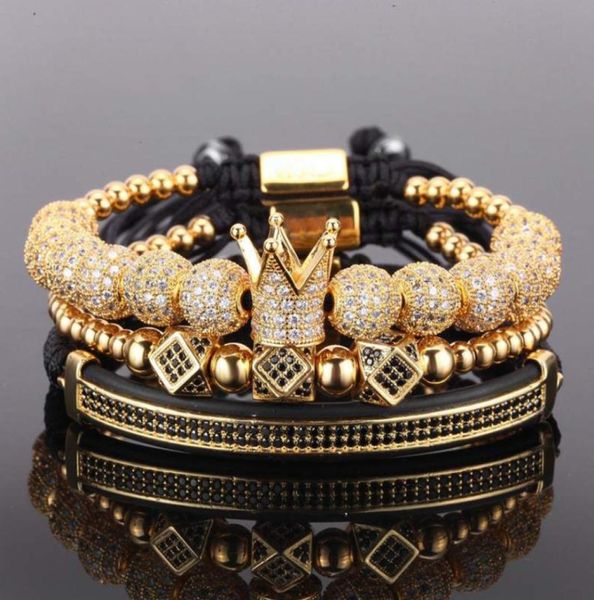 3pcsset couple braceletstainless steel beadscrownfor loversbracelets for women men luxury jewelry man pulseira gift valentine9044866, Golden;silver
3pcsset couple braceletstainless steel beadscrownfor loversbracelets for women men luxury jewelry man pulseira gift valentine9044866, Golden;silver