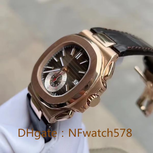 mens watches 40mm 5980r brown dial rose gold case automatic movement no chronograph leather strap transparent back men's sport wristwat, Slivery;brown
mens watches 40mm 5980r brown dial rose gold case automatic movement no chronograph leather strap transparent back men's sport wristwat, Slivery;brown