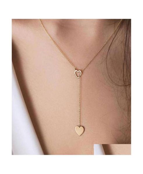 pendant necklaces love heart necklace female gift trendy sier gold color clavicle chain choker for women jewelry party drop delive4915349, Silver
pendant necklaces love heart necklace female gift trendy sier gold color clavicle chain choker for women jewelry party drop delive4915349, Silver
