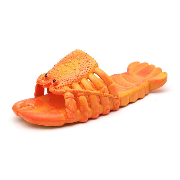 summer couple sandals parent-child cartoon red green lobster slippers funny crayfish beach shoes for men women slides orange, Black
summer couple sandals parent-child cartoon red green lobster slippers funny crayfish beach shoes for men women slides orange, Black