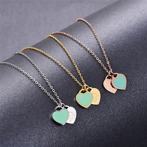 swimwear martick romantic europe style heart pendant necklace green pink color double heart link chain necklace for woman jewelry p2, White;black
swimwear martick romantic europe style heart pendant necklace green pink color double heart link chain necklace for woman jewelry p2, White;black