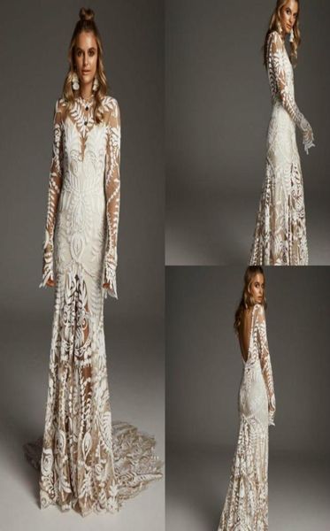 2020 lace mermaid wedding dresses bridal gowns jewel neck appliqued long sleeves backless country wedding dress sweep train robes 2579044, White
2020 lace mermaid wedding dresses bridal gowns jewel neck appliqued long sleeves backless country wedding dress sweep train robes 2579044, White