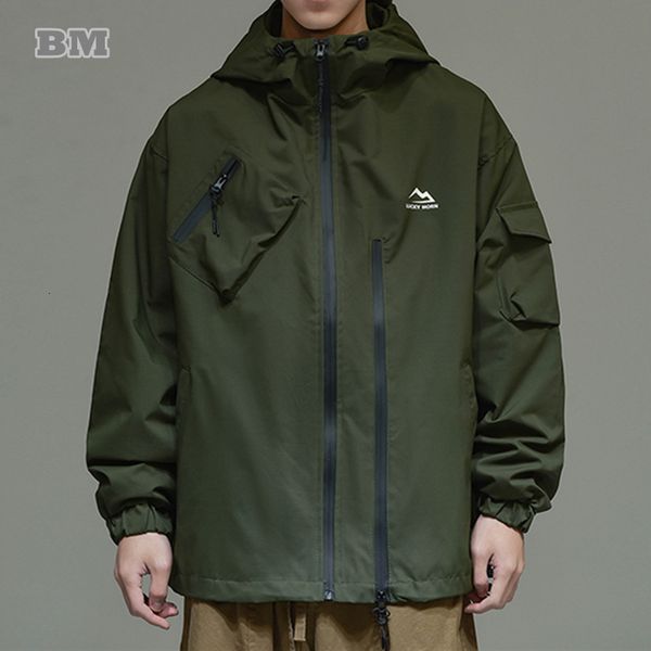 mens jackets spring autumn outdoor functional windproof hooded jacket men clothing harajuku casual cargo coat korean trendy double zip hoodi, Black;brown
mens jackets spring autumn outdoor functional windproof hooded jacket men clothing harajuku casual cargo coat korean trendy double zip hoodi, Black;brown