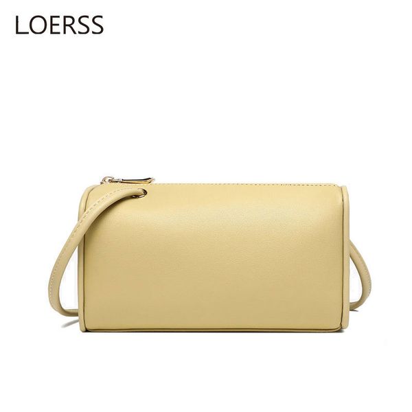 evening bags loerss cowhide boston bag for women's fashion casual shoulder simple design crossbody versatile leather 230725
evening bags loerss cowhide boston bag for women's fashion casual shoulder simple design crossbody versatile leather 230725