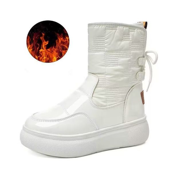 winter women's boots with fleece thickening outdoor fashion warm waterproof strap comfortable lightweight cotton shoes, Black
winter women's boots with fleece thickening outdoor fashion warm waterproof strap comfortable lightweight cotton shoes, Black