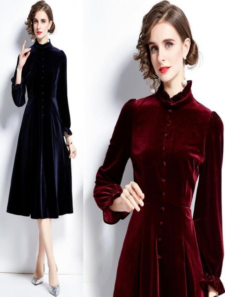 drop whole new arrival fall courtly velvet solid dress singlebreasted long sleeve women ladies party elegant noble te9861414, Black;gray
drop whole new arrival fall courtly velvet solid dress singlebreasted long sleeve women ladies party elegant noble te9861414, Black;gray