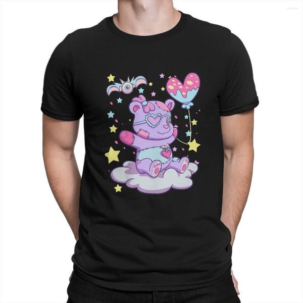 t men's shirts kawaii teddy bear cute pastel goth creepy hip hop tshirt harajuku leisure polyester shirt summer stuff for adult, White;black
t men's shirts kawaii teddy bear cute pastel goth creepy hip hop tshirt harajuku leisure polyester shirt summer stuff for adult, White;black