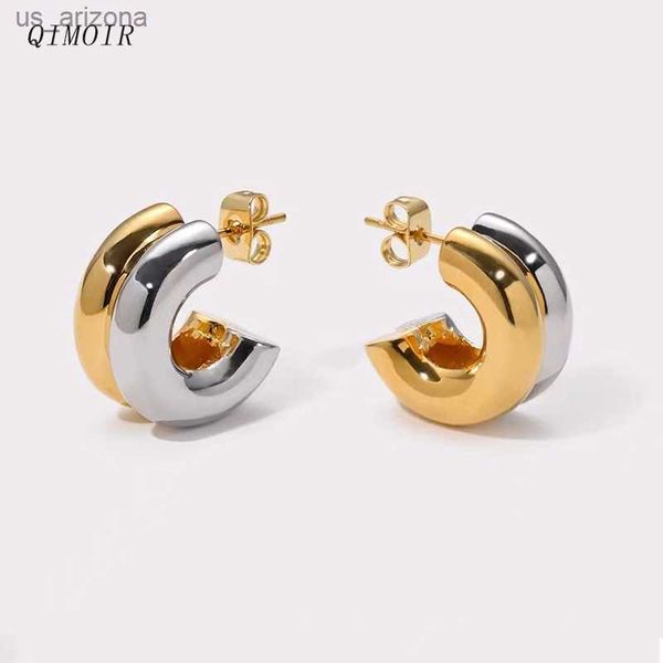 stainless steel earrings two-tone stylish high-end jewelry new designed post stud for women metal classic styles party c1081 l230620, Golden;silver
stainless steel earrings two-tone stylish high-end jewelry new designed post stud for women metal classic styles party c1081 l230620, Golden;silver
