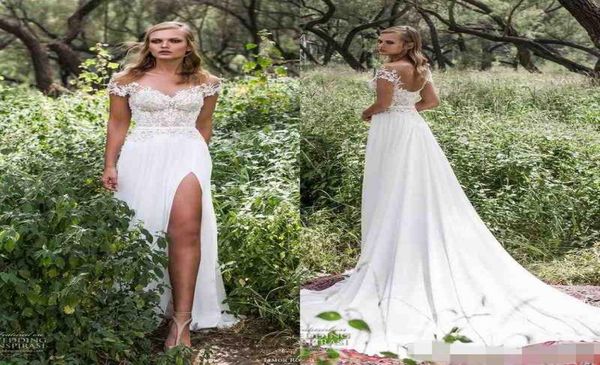 boho 2019 new sheer jewel neck cape sleeve lace wedding dresses with high split front country style beach bohemian wedding dr7539585, White
boho 2019 new sheer jewel neck cape sleeve lace wedding dresses with high split front country style beach bohemian wedding dr7539585, White