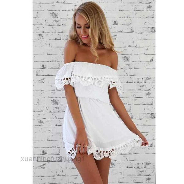 fashion elegant sweet lace white dress stylish slash slim beach summer sundress vestidos iq1w, White;black
fashion elegant sweet lace white dress stylish slash slim beach summer sundress vestidos iq1w, White;black