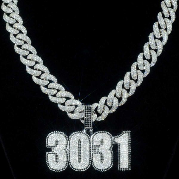 number pendant luxury vvs moissanite diamond hip hop iced out custom silver pendant for necklace
number pendant luxury vvs moissanite diamond hip hop iced out custom silver pendant for necklace