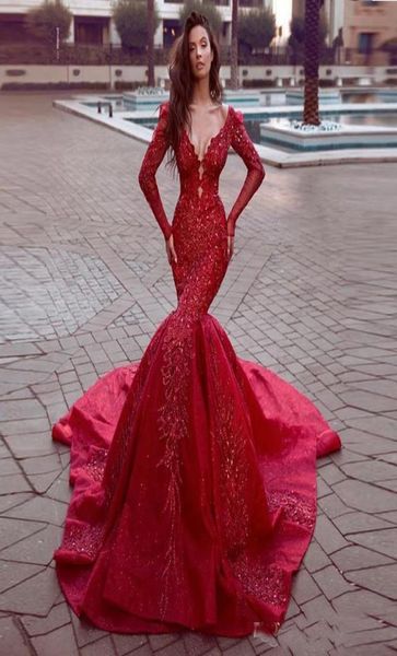 gorgeous 2021 red mermaid prom dresses long evening gowns open back appliqued lace long sleeve formal party gown elegant3431724, Black;red
gorgeous 2021 red mermaid prom dresses long evening gowns open back appliqued lace long sleeve formal party gown elegant3431724, Black;red