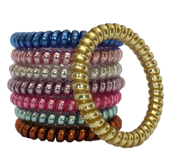 telephone wire cord metal punk rubber coil hair band ties band rope bobbles women girls headwear hair accessories mixed color6679970, Slivery;white
telephone wire cord metal punk rubber coil hair band ties band rope bobbles women girls headwear hair accessories mixed color6679970, Slivery;white