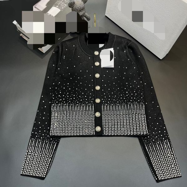 726 2023 autumn runway cardigan brand same style cardigan sweater long sleeve black v neck fashion clothes womens qian688, White;black
726 2023 autumn runway cardigan brand same style cardigan sweater long sleeve black v neck fashion clothes womens qian688, White;black