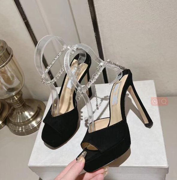 r classics woman cashmere high heels cattlehide bottom luxury wedding party diamond sandal high-quality lady summer outdoors beach slippers, Black
r classics woman cashmere high heels cattlehide bottom luxury wedding party diamond sandal high-quality lady summer outdoors beach slippers, Black