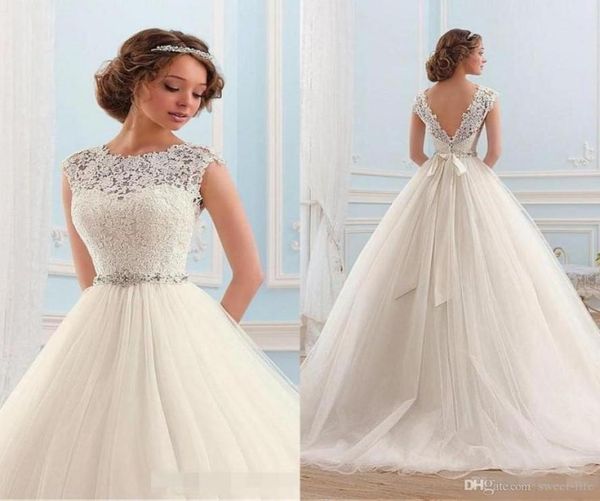 custom made tulle wedding dresses backless cap sleeves bateau neck vintage lace beaded chapel train spring summer bridal wedding g3997097, White
custom made tulle wedding dresses backless cap sleeves bateau neck vintage lace beaded chapel train spring summer bridal wedding g3997097, White