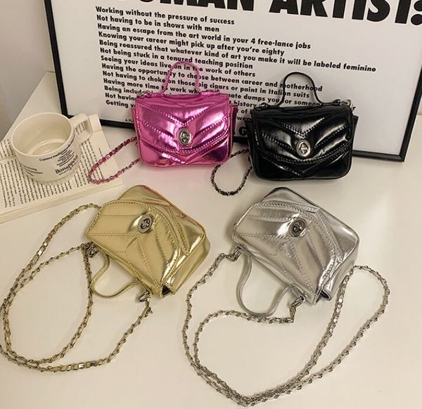 fashion baby handbags mini handbag women's bag 2023 korean patent leather single shoulder straddle bags kids purse, Black
fashion baby handbags mini handbag women's bag 2023 korean patent leather single shoulder straddle bags kids purse, Black
