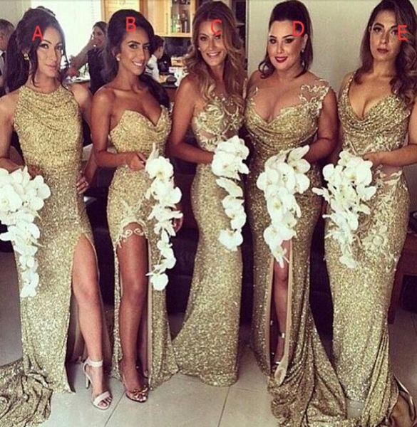 gold sequined bridesmaid dresses with long train side split sheath party evening gowns different style bridal maid of h6469944, White;pink
gold sequined bridesmaid dresses with long train side split sheath party evening gowns different style bridal maid of h6469944, White;pink