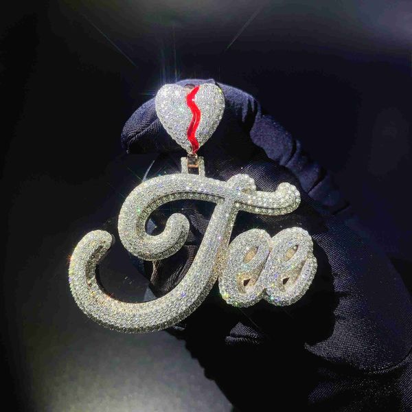 fully iced out hip hop custom name initial pendant s925 sterling silver vvs moissanite diamond letter pendant
fully iced out hip hop custom name initial pendant s925 sterling silver vvs moissanite diamond letter pendant
