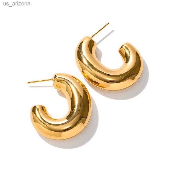 youthway waterproof stainless steel round tube u-shaped earrings women 18k pvd plated stylish summer jewelry bijoux l230620, Golden;silver
youthway waterproof stainless steel round tube u-shaped earrings women 18k pvd plated stylish summer jewelry bijoux l230620, Golden;silver