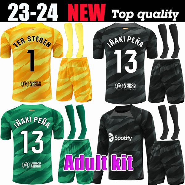 23 24 gk gavi lewandowski soccer jerseys 2023 ansu fati ferran r. araujo christensen o. dembele pedri memphis dest goalkeeper football, Black;yellow
23 24 gk gavi lewandowski soccer jerseys 2023 ansu fati ferran r. araujo christensen o. dembele pedri memphis dest goalkeeper football, Black;yellow