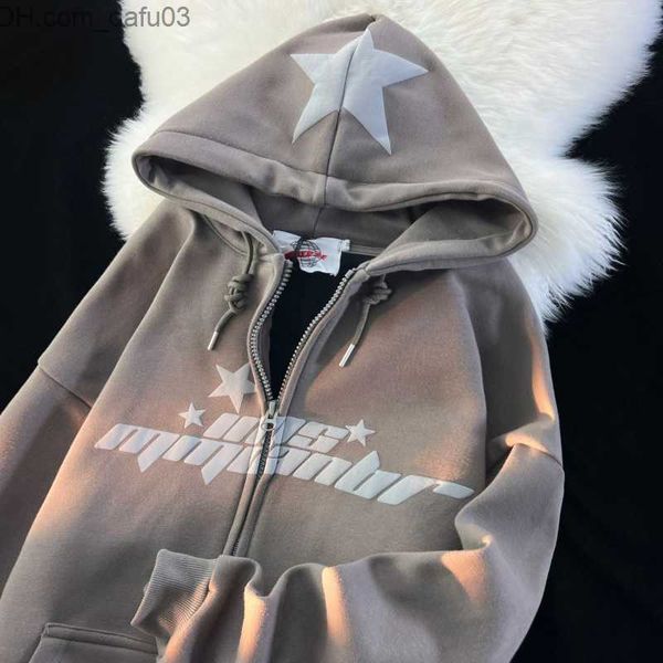 men's hoodies sweatshirts alphabet printed zipper cardigan women's clothing autumn and winter vintage hoodie plush thick sweater, Black
men's hoodies sweatshirts alphabet printed zipper cardigan women's clothing autumn and winter vintage hoodie plush thick sweater, Black