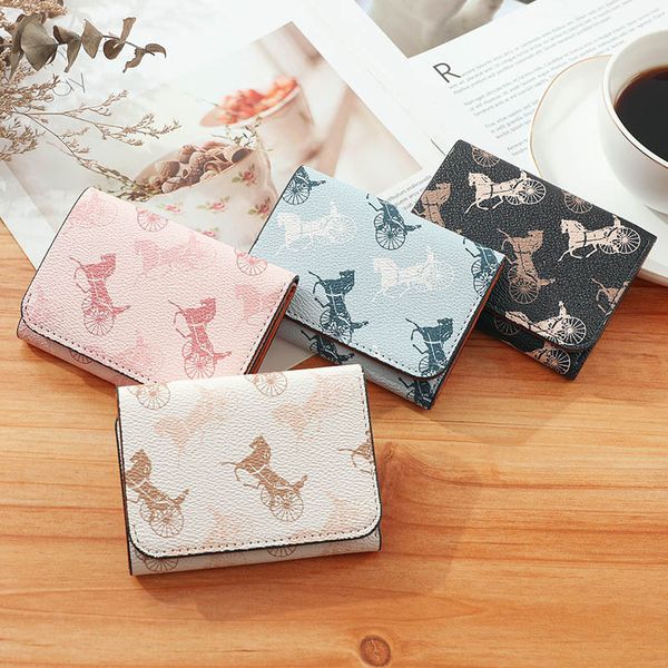 designer wallets classic high-quality women credit card holder bags horse carriage fashion short wallet purse women wallet, Red;black
designer wallets classic high-quality women credit card holder bags horse carriage fashion short wallet purse women wallet, Red;black