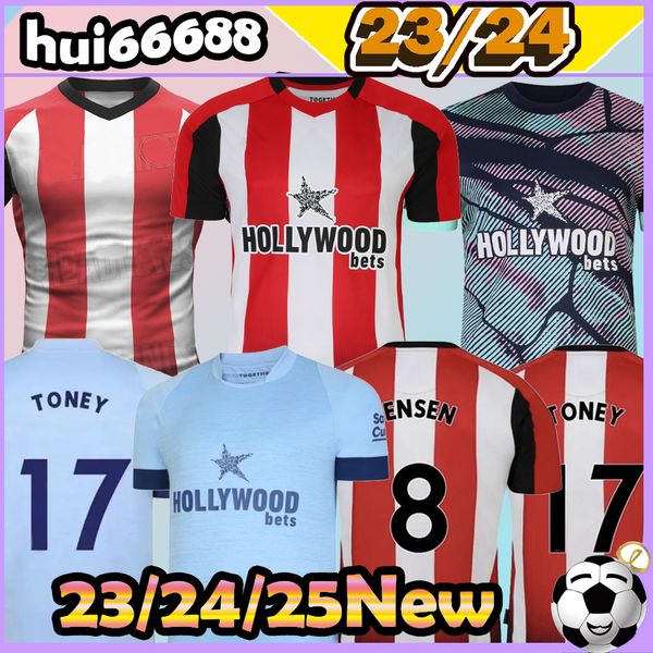 23/24 /25 brentfords fc home soccer jerseys 2023 2024 toney mbeumo henry second men home away third football shirts kids kit, Black;yellow
23/24 /25 brentfords fc home soccer jerseys 2023 2024 toney mbeumo henry second men home away third football shirts kids kit, Black;yellow