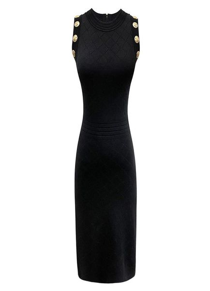 designer luxury women milan runway dresses sleeveless o neck lion head button female slim midi long sheath bodycon party club5712959, Black
designer luxury women milan runway dresses sleeveless o neck lion head button female slim midi long sheath bodycon party club5712959, Black
