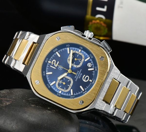 new bell watches global limited edition stainless steel business chronograph ross luxury date fashion casual quartz men's watch 05, Slivery;golden
new bell watches global limited edition stainless steel business chronograph ross luxury date fashion casual quartz men's watch 05, Slivery;golden