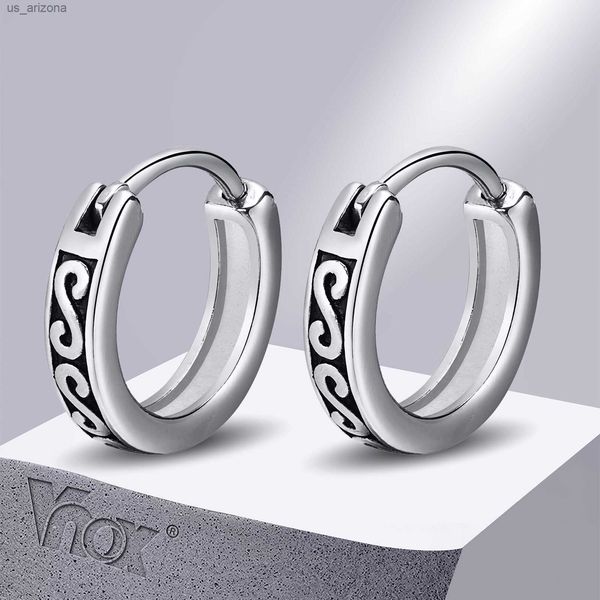 vnox new trendy s style hoop huggie earrings for men anti allergy stainless steel stylish male ear accessories brincos l230620, Golden;silver
vnox new trendy s style hoop huggie earrings for men anti allergy stainless steel stylish male ear accessories brincos l230620, Golden;silver