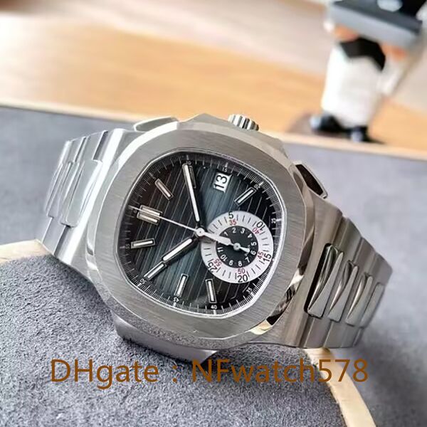 men watche 40mm 5980a silvery case cal.ch 28-520 c automatic movement transparent back men's sport wristwatches original set box, Slivery;brown
men watche 40mm 5980a silvery case cal.ch 28-520 c automatic movement transparent back men's sport wristwatches original set box, Slivery;brown