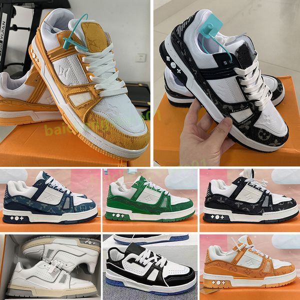 2023 luxury trainer sneakers fashion brand designer mens shoes genuine leather printing low cut green red black white breathable sneaker siz
2023 luxury trainer sneakers fashion brand designer mens shoes genuine leather printing low cut green red black white breathable sneaker siz