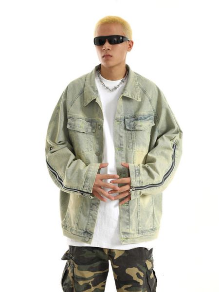 mens jackets street retro old denim shirt men jacket long sleeved zipper loose all match washed casual cardigan trendy brand 230725, Black;brown
mens jackets street retro old denim shirt men jacket long sleeved zipper loose all match washed casual cardigan trendy brand 230725, Black;brown
