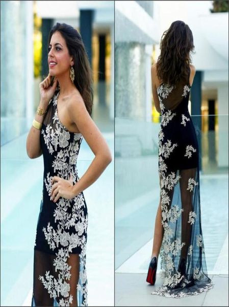 2016 thighhigh slits evening dresses sheath one shoulder sweep train applique over tuller sleevelesses prom gowns3596617, Black
2016 thighhigh slits evening dresses sheath one shoulder sweep train applique over tuller sleevelesses prom gowns3596617, Black