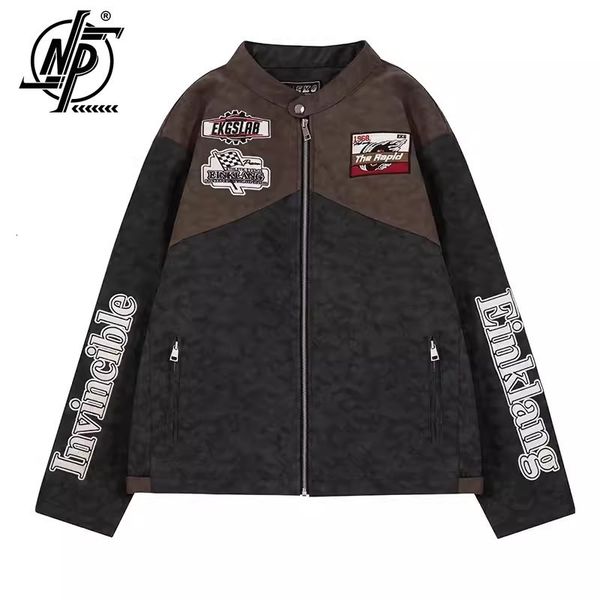 mens jackets hip hop baseball men vintage racing embroidery patchwork loose autumn bomber varsity jacket high street motorcycle coats 230726, Black;brown
mens jackets hip hop baseball men vintage racing embroidery patchwork loose autumn bomber varsity jacket high street motorcycle coats 230726, Black;brown