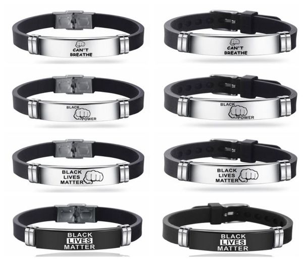 stainless steel silicone punk bracelet for men black lives matter i can039t breathe bracelet adjustable trendy wristband bracel3717215
stainless steel silicone punk bracelet for men black lives matter i can039t breathe bracelet adjustable trendy wristband bracel3717215