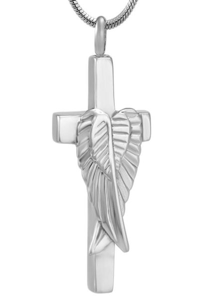 ijd9734 cross 316l stainless steel urn necklace wings ashes keepsake urn pendant necklace cremation jewelry3375825, Silver
ijd9734 cross 316l stainless steel urn necklace wings ashes keepsake urn pendant necklace cremation jewelry3375825, Silver