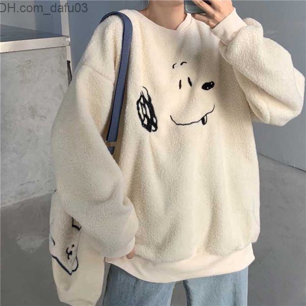 women's hoodies sweatshirts winter new women's hoodie sweatshirt sweet girl style almond wool embroidery cute dog women's loo, Black
women's hoodies sweatshirts winter new women's hoodie sweatshirt sweet girl style almond wool embroidery cute dog women's loo, Black